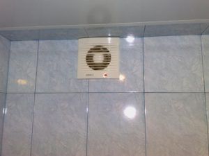 Бесшумный вентилятор в ванной комнате