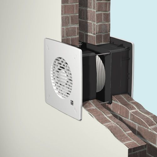 бесканальная система вентиляции через стену