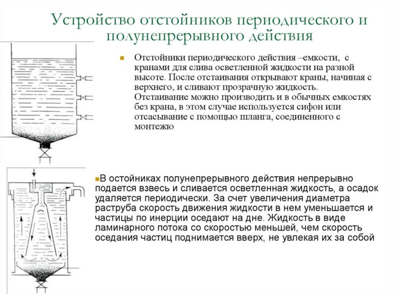 Отстойник непрерывного действия с коническими полками