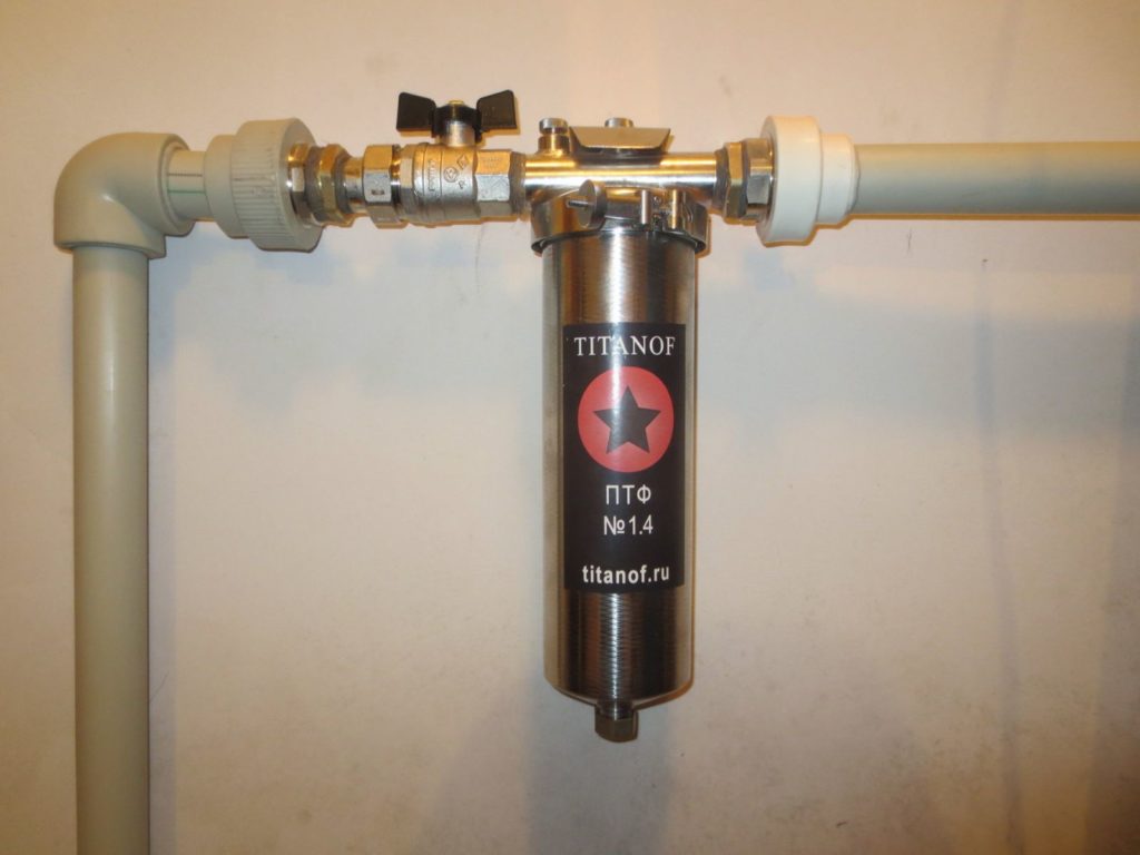 Титановый фильтр для очистки воды: принцип работы, устройство, цена и .