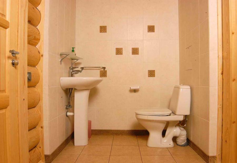туалет в частном доме своими руками фото