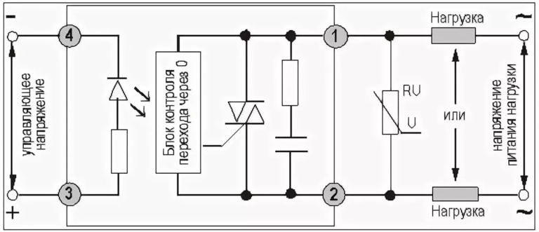 Схема твердотельного реле на симисторе своими руками