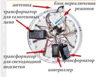 Подключение светодиодной люстры с пультом управления — инструкция и схема