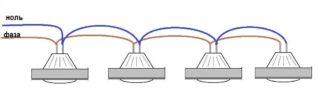 Порядок подключения светодиодных светильников к электричеству