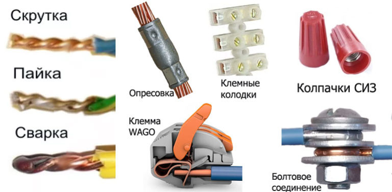 Соединение проводов в распределительной коробке телефона