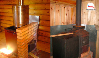 Обустройство печей в деревянном дома