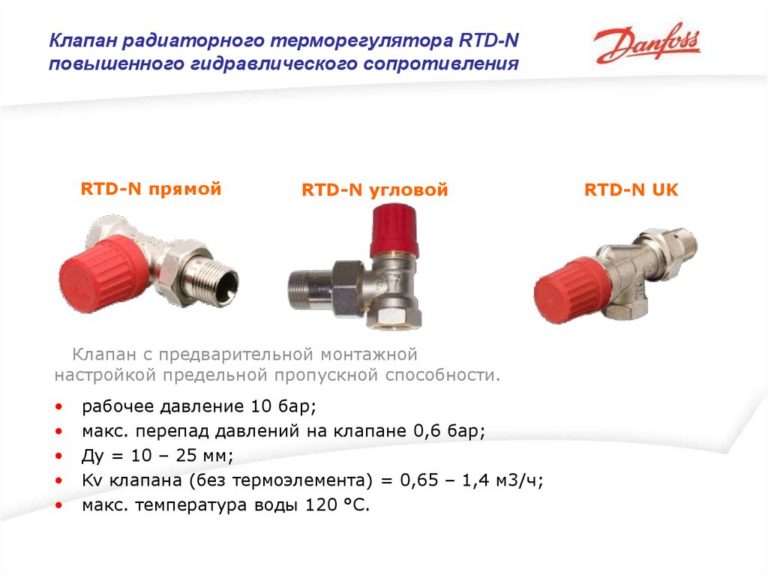 Терморегулятор данфосс для радиатора