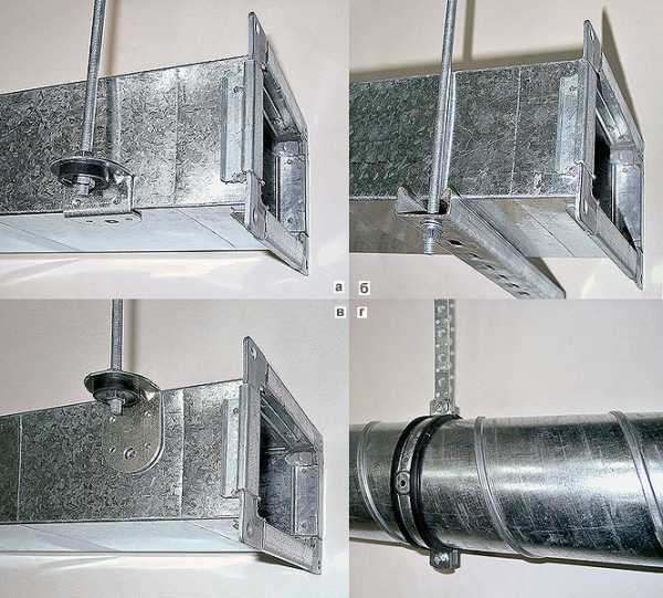 Как установить вентиляционные трубы прокладка и крапление воздуховодов к стенам