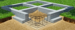 Как рассчитать кубатуру бетона на фундамент