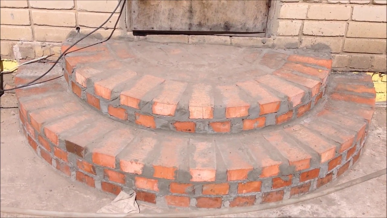 Полукруглое крыльцо своими руками из бетона: технология строительства