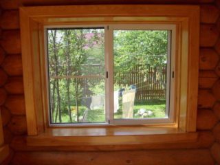 Как делать откосы если окна деревянные
