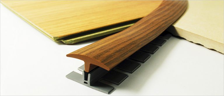 Стыковочный профиль для ламината и плитки: материалы изготовления .