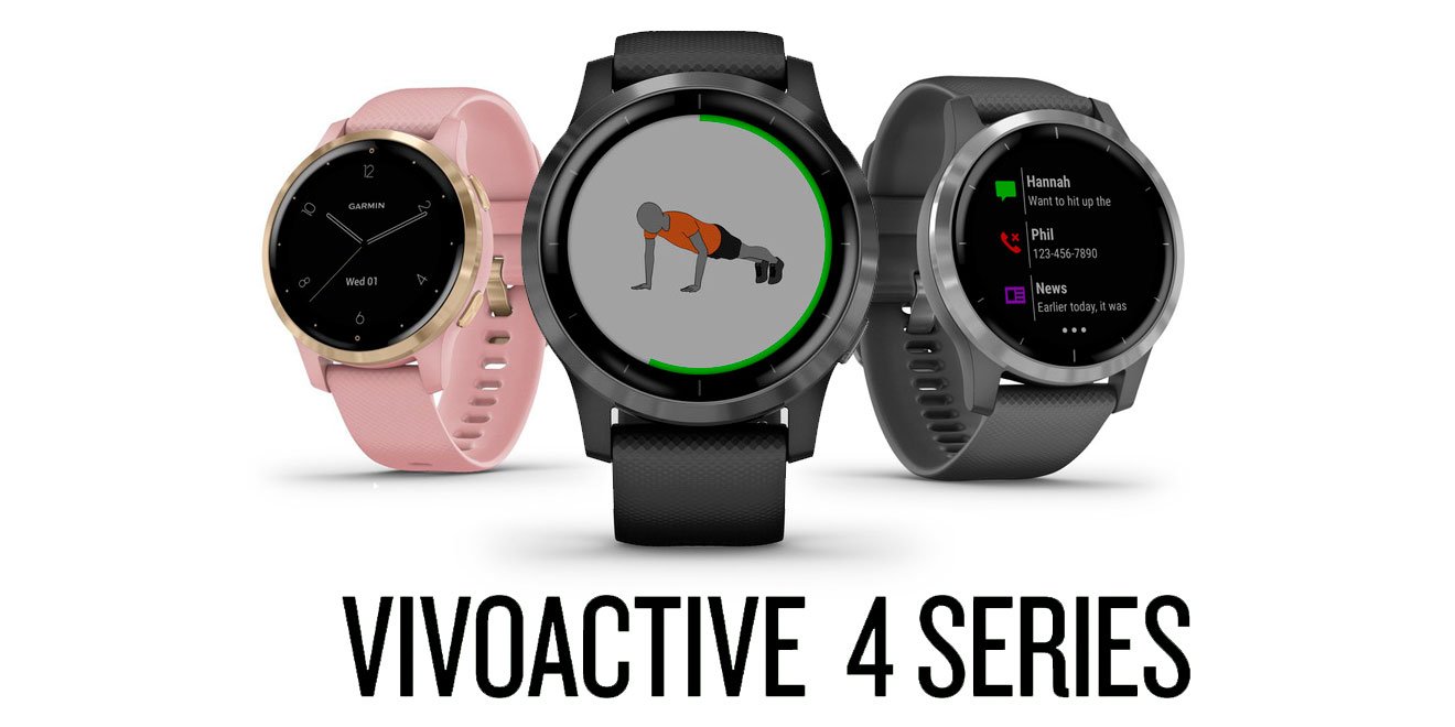 Внешний вид часов Garmin Vivoactive 4 поколения